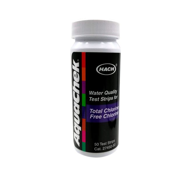 Test de cloro libre y total 0-10 mg/l pack x 50 test HACH (2745050)