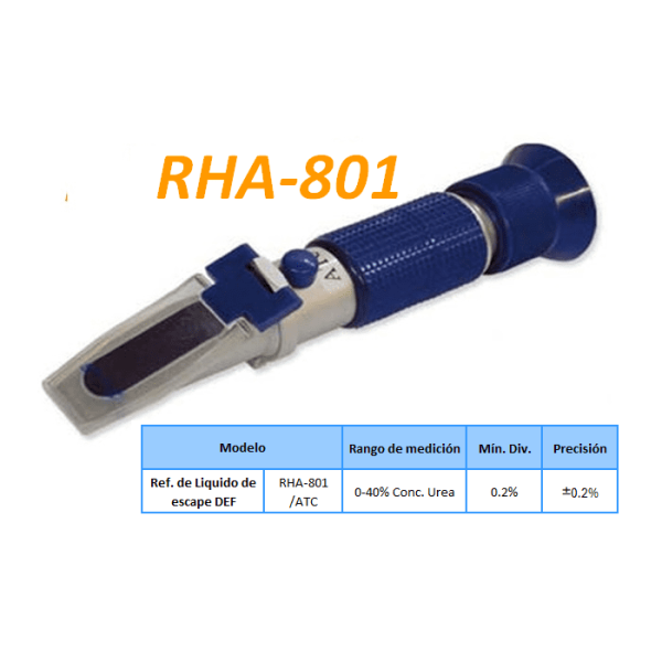 Refractómetro óptico de concentración de urea DEF 0%-40% (RHA-801)