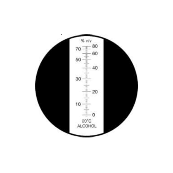Refractómetro de mano para alcohol (RHW-80v) - Imagen 2
