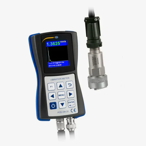 PCE VM-20 | Medidor de Vibraciones, FFT, ISO10816