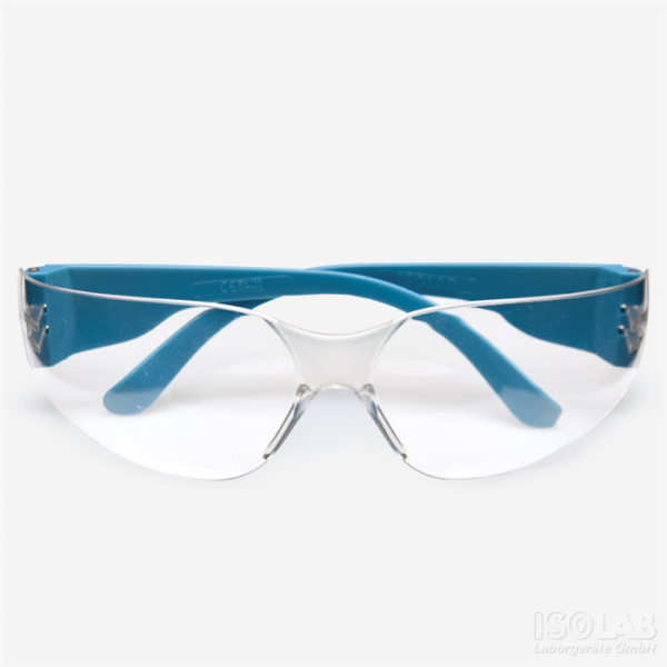 Lentes de laboratorio marco azul ISOLAB (080.40.002B)