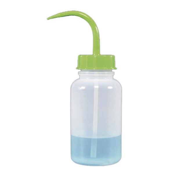 Picetas de plastico boca ancha (tapas de colores) 500 ml ISOLAB (062.09.05)