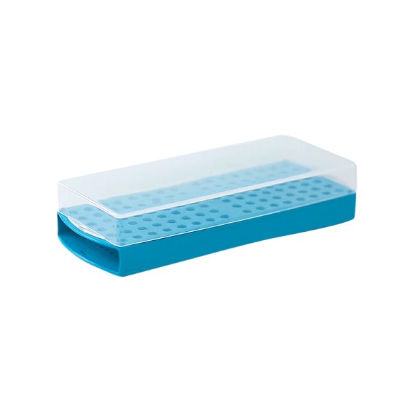 Gradilla para microtubos (0.2 - 0.5 - 1.5 ml) 96 hoyos ISOLAB (080.06.002B)