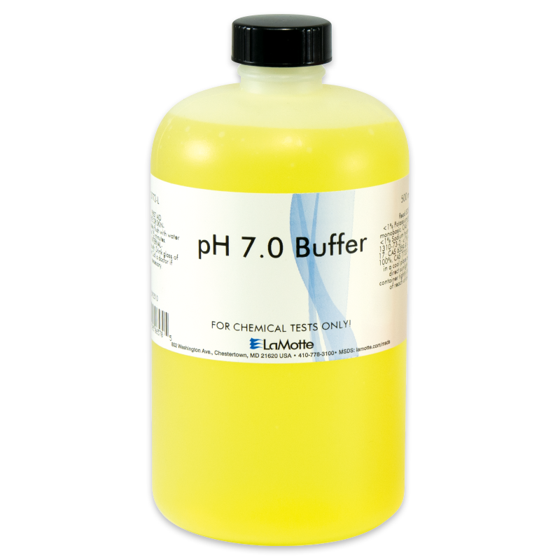 LaMotte 3772-L | Solución tampón de pH 7.0 codificada por colores