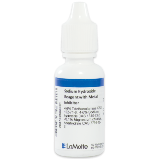 LaMotte 4259-E | Hidróxido de sodio (con inhibidores metálicos), 15mL – Reactivo de titulación