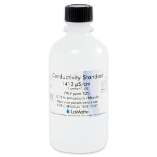 LaMotte 6354-J | Estándar TDS de conductividad, 1413 μS/cm 989 ppm, 120 mL