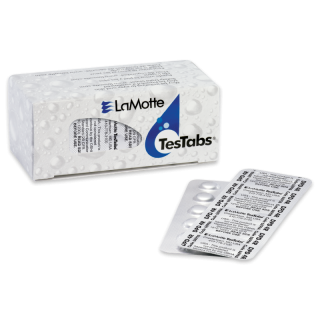LaMotte 6899A-H | Tabletas TesTab® DPD con cloro #4R comprimidos rápidos, pack de 50