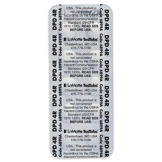 LaMotte 6899A | Tabletas TesTabs® DPD #4 RAPID de cloro