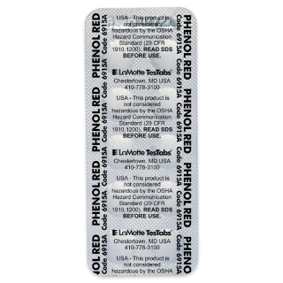 LaMotte 6915A | Pastillas TesTabs® pH (Rojo de Fenol)